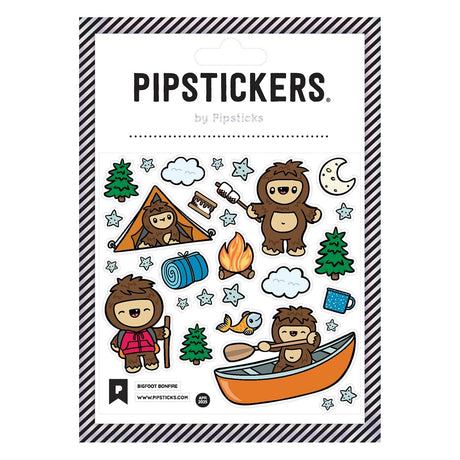 Pipstickers - Bigfoot Bonfire
