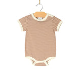 City Mouse Bodysuit - Toffee Stripe