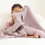 Waffle Baby Blanket - Orchid