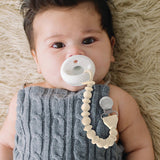 Sweetie Strap Pacifier Clip - Blue Beaded