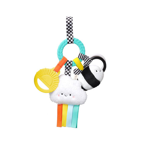 Bitzy Busy Ring Teething Activity Toy - Veggie