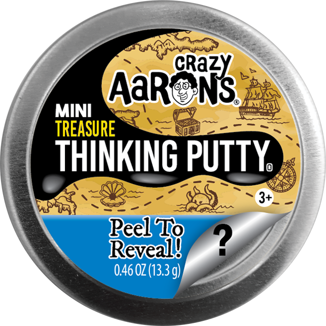 Crazy Aaron's Thinking Putty Mini Tin - Treasure Surprise