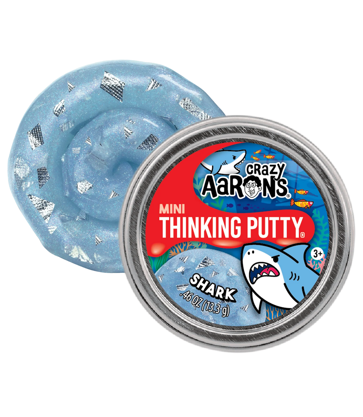 Aarons Thinking Putty Mini Tin - Shark