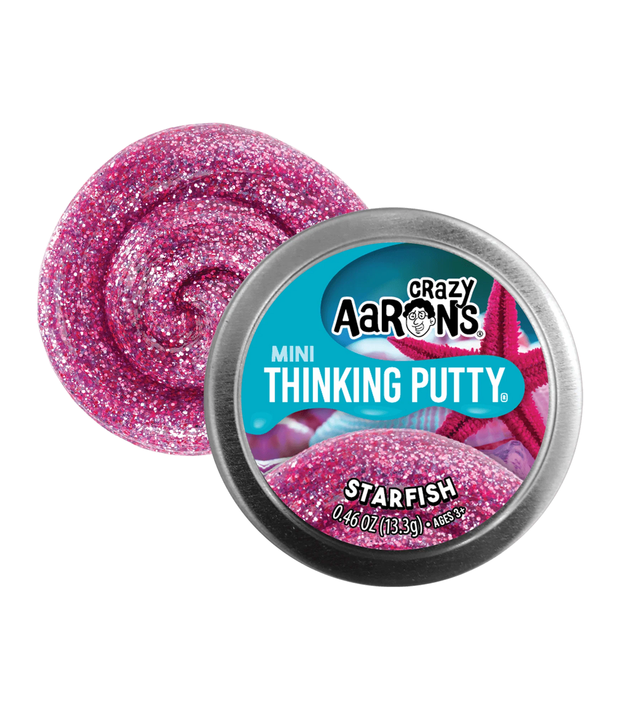 Crazy Aaron's Thinking Putty Mini Tin - Starfish