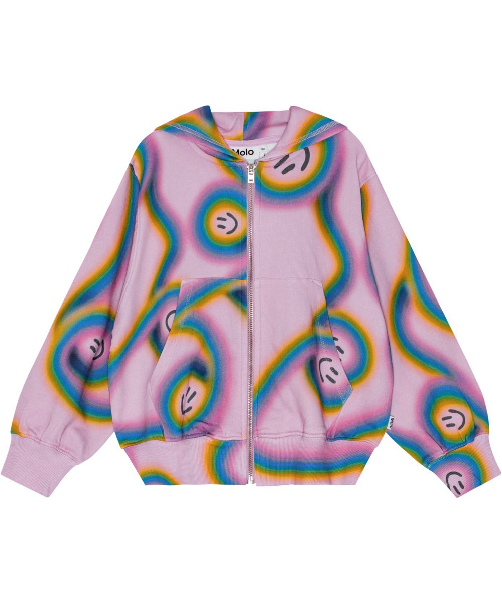 Molo Mazzelina Zip Up Hoodie - Accelerating Smiles FINAL SALE