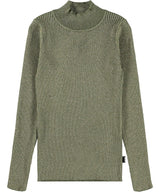 Molo Ginevra Mock Neck Sweater - Golden Evergreen