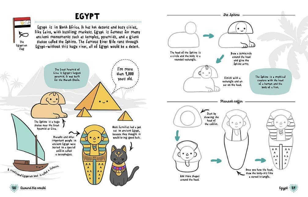 How to Draw Cute Stuff - Around the World
