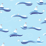 Zip Romper - Cape Cod Sailboat