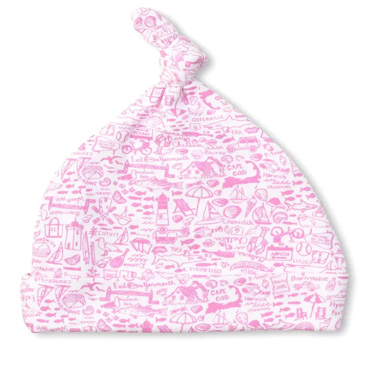 Cape Cod Baby Hat - Peony Pink
