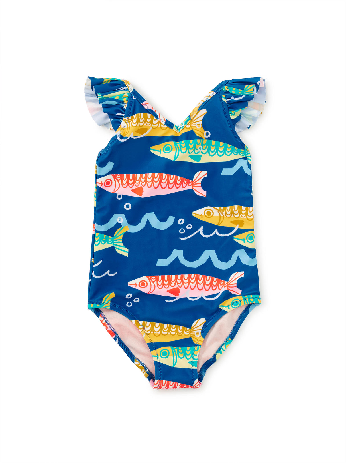 Ruffle One Piece Swimsuit - Sardinas del Mar