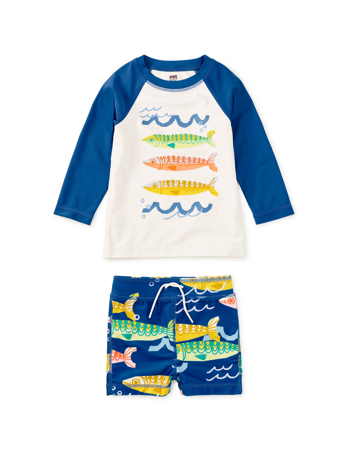 Rash Guard Swim Set - Chalk