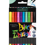 Black Edition Felt Tip Brush Markers