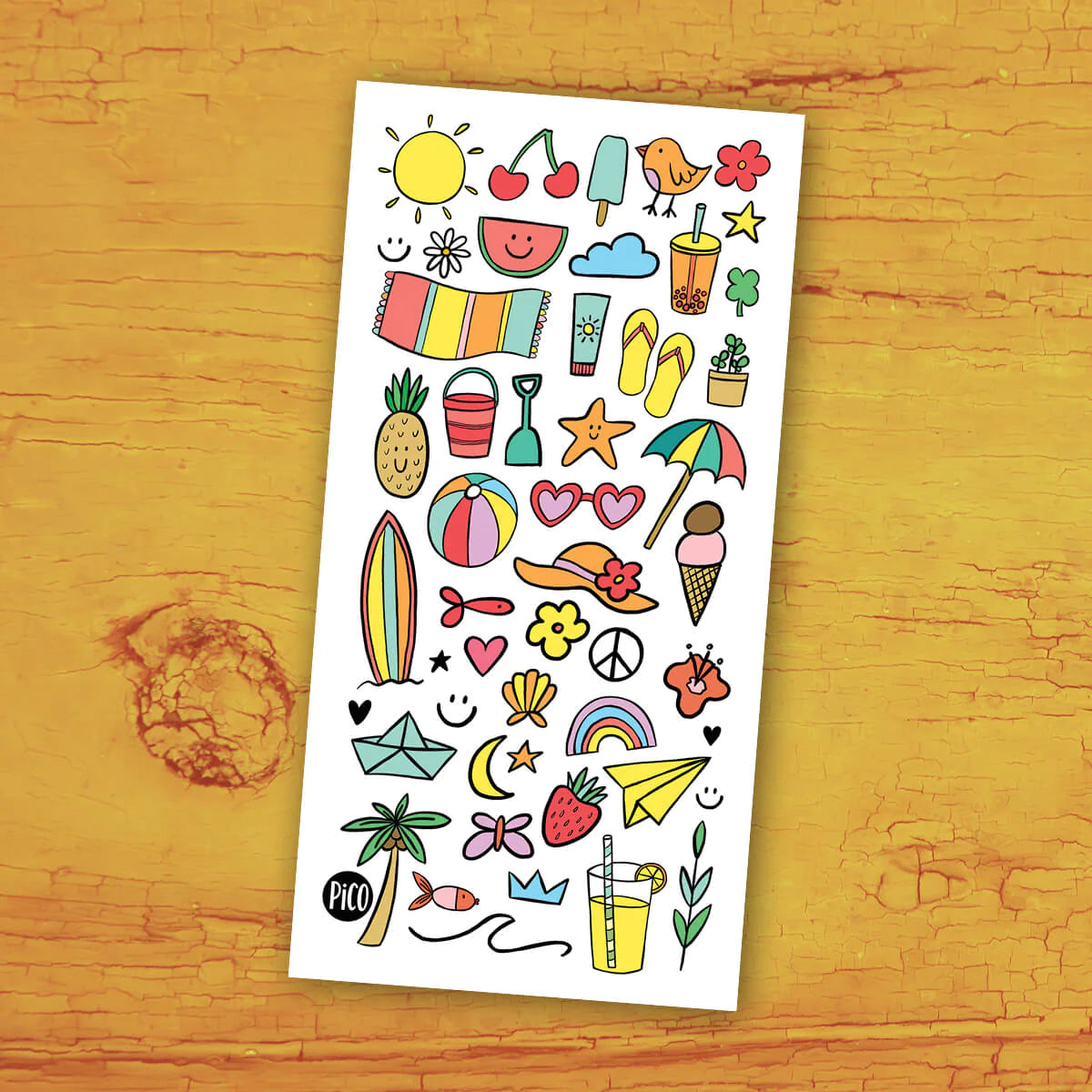 PiCO Temporary Tattoos - Summer Doodles