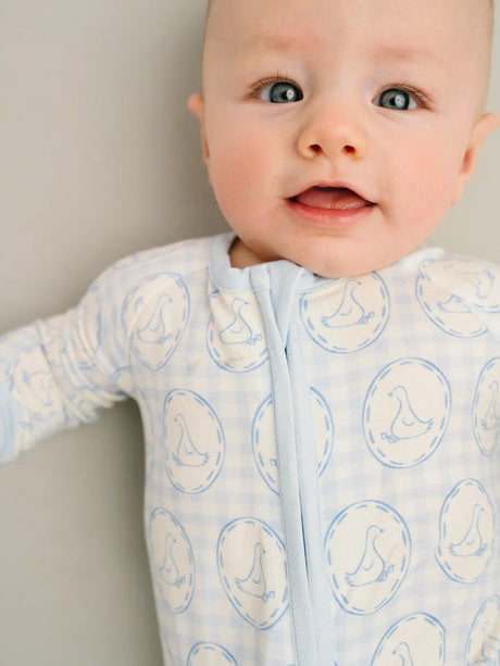 Bamboo Convertible Footie - Cottage Goose