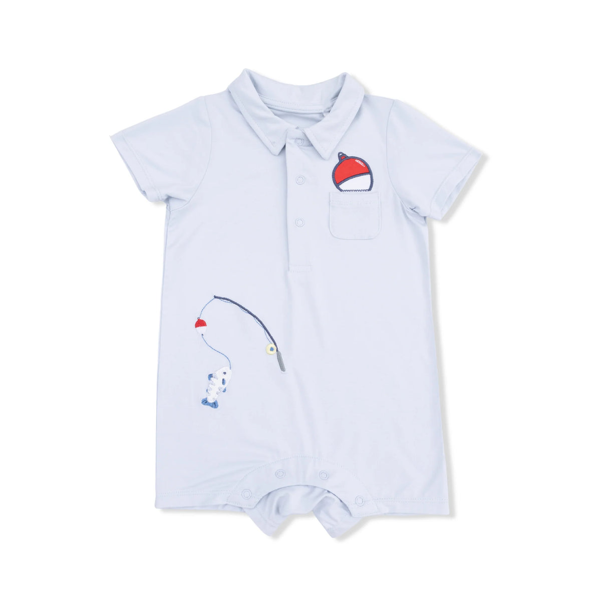 Polo Shortie Romper - Gone Fishing