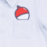 Polo Shortie Romper - Gone Fishing