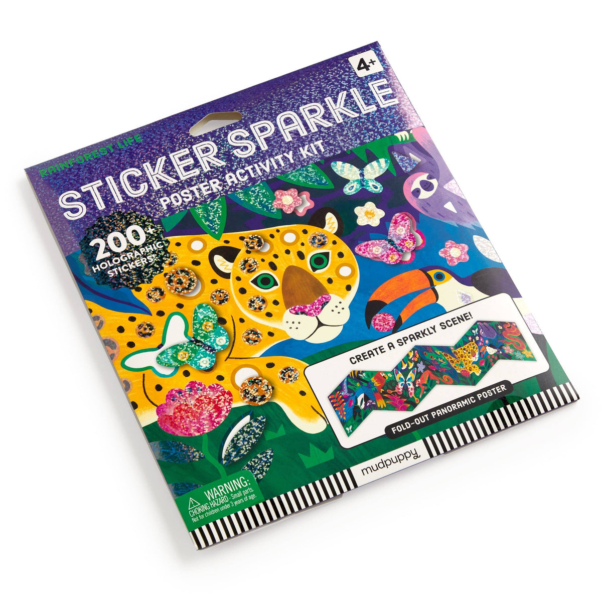 Sticker Sparkle Poster Activity Kit - Rainforest Life