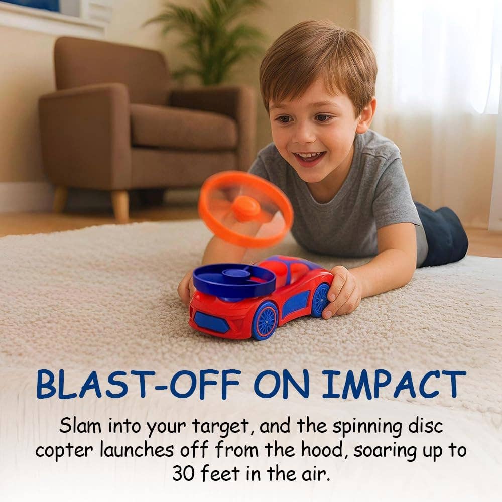 Spinz High Flying Disc Crash & Launch Car