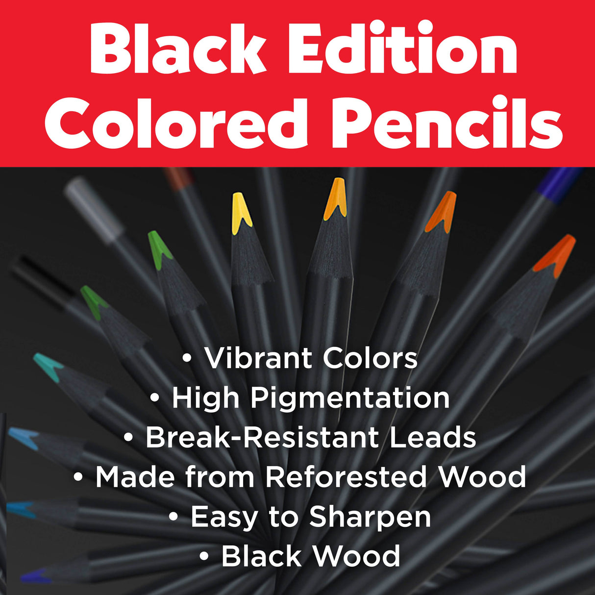 Black Edition Colored Pencils