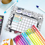 Outta This World Color-In Sticker Reward Chart