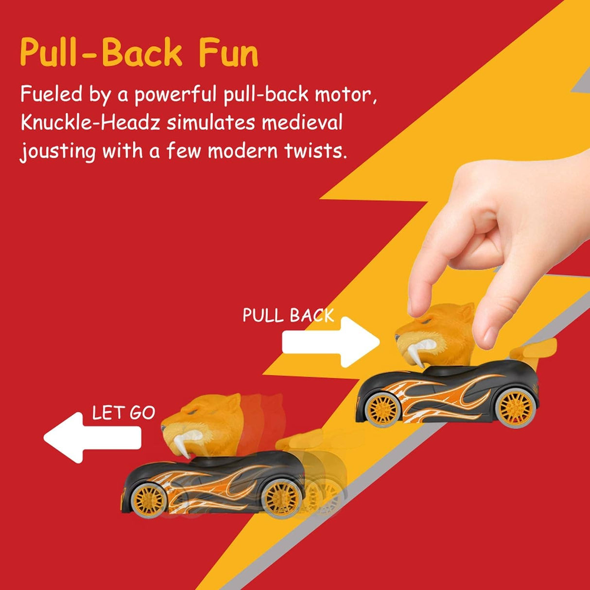 Knuckle-Headz Head Poppin' Crash Racers - Twin Pack
