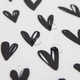 Sleeved Bib - Hearts