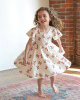City Mouse Swirl Dress - Butterflies