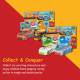 Knuckle-Headz Head Poppin' Crash Racers - Twin Pack