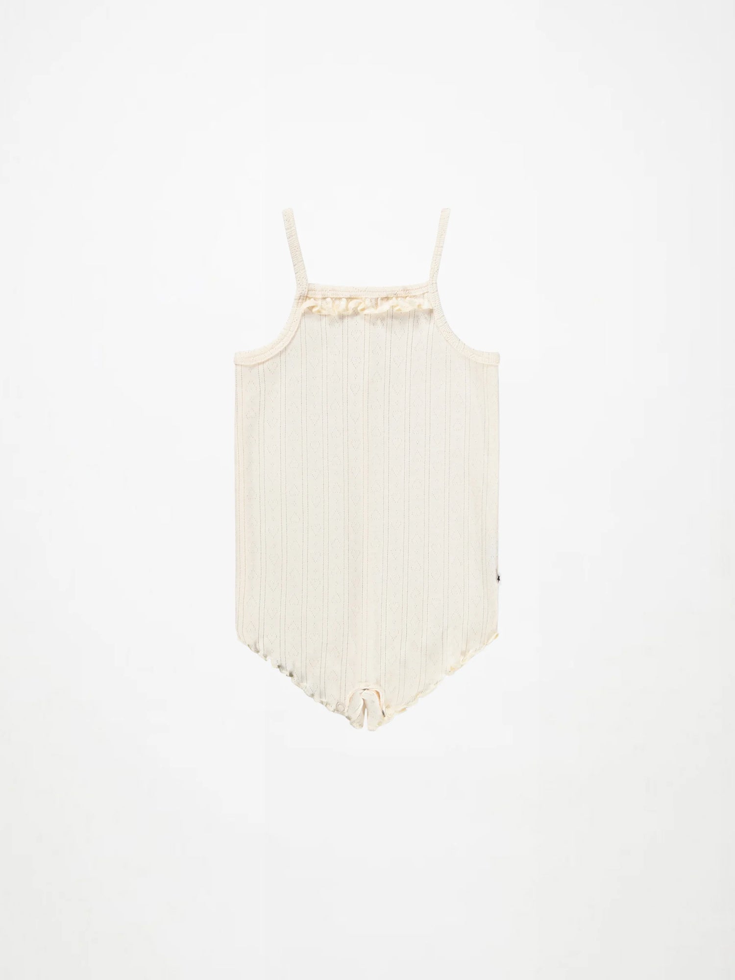 Molo Florie Tank Romper - Pearled Ivory