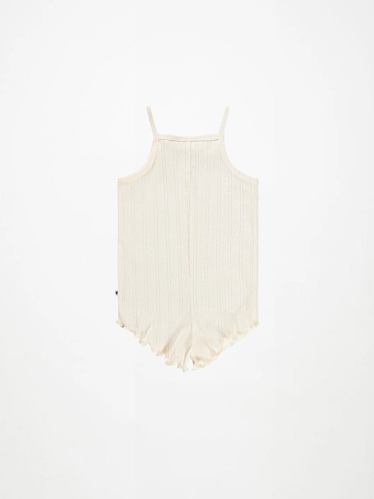 Molo Florie Tank Romper - Pearled Ivory