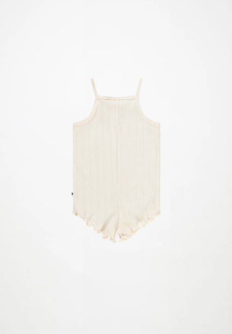 Molo Florie Tank Romper - Pearled Ivory