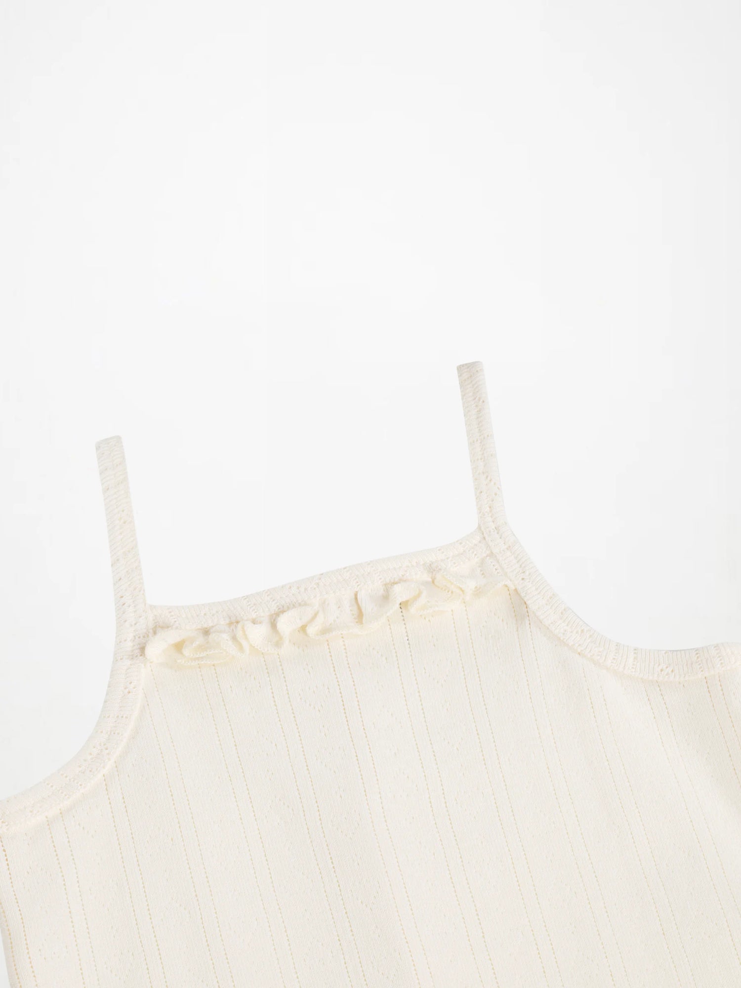 Molo Florie Tank Romper - Pearled Ivory