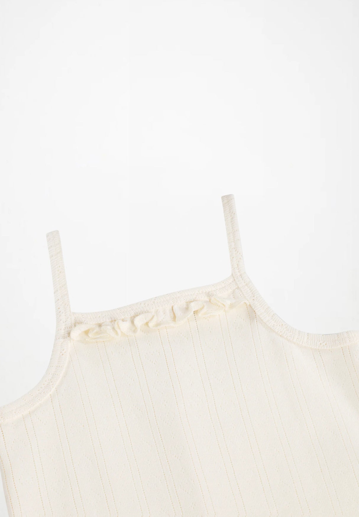 Molo Florie Tank Romper - Pearled Ivory