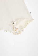 Molo Florie Tank Romper - Pearled Ivory
