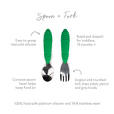 Spoon + Fork - Jade