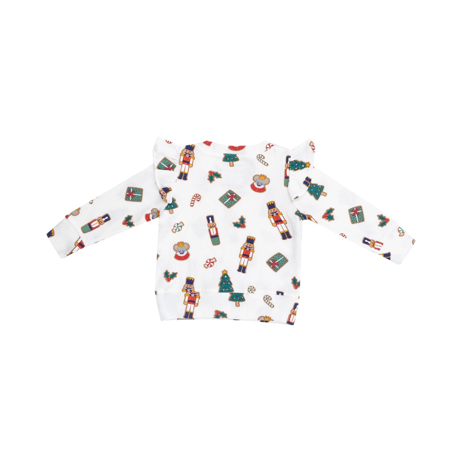 Ruffle Sweatshirt - Nutcracker Christmas Cookies