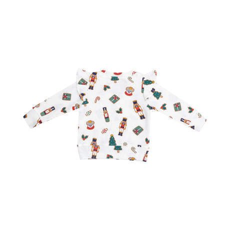 Ruffle Sweatshirt - Nutcracker Christmas Cookies