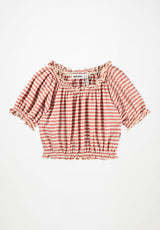 Molo Rafaela Top - Rose Ivory Stripe