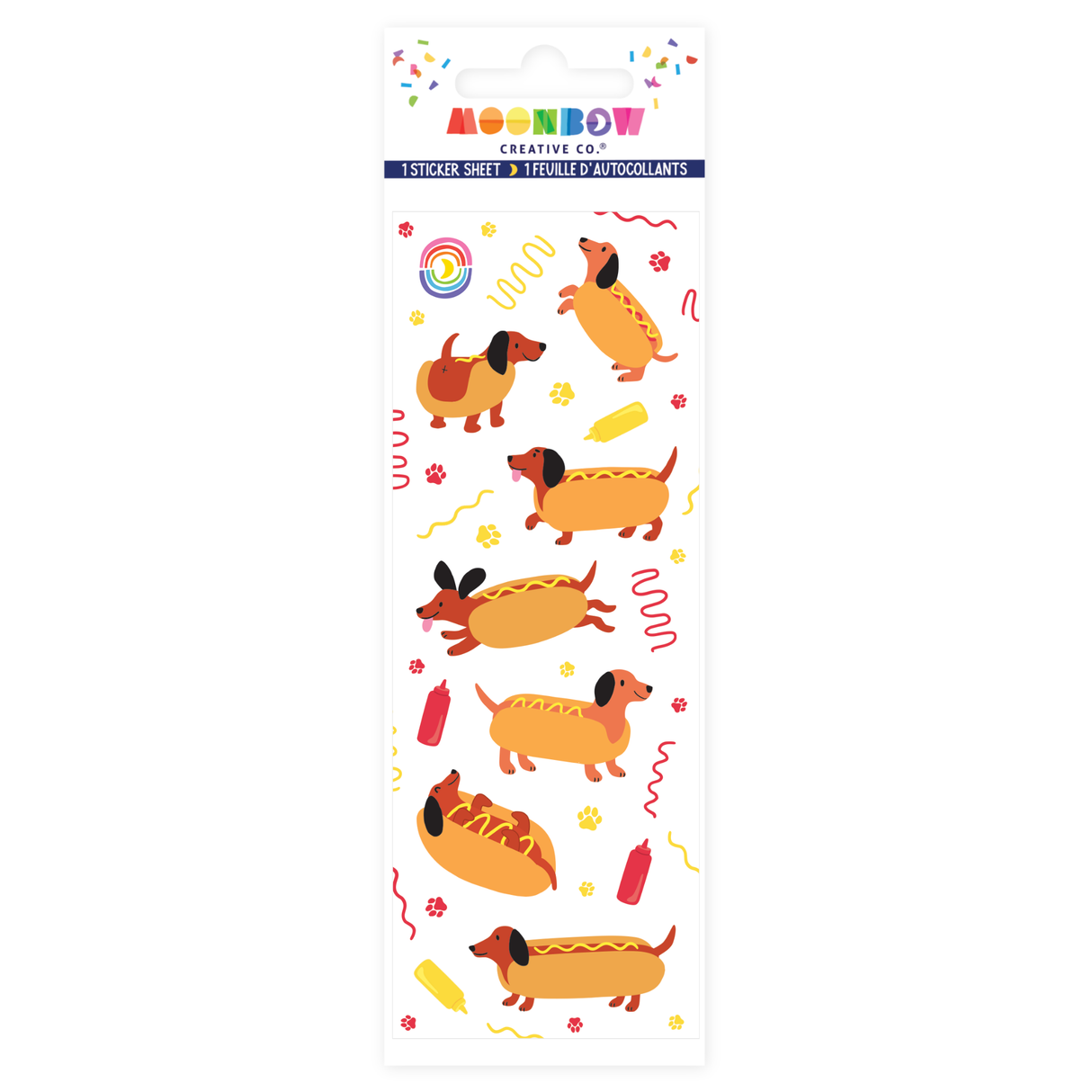 Moonbow Creative Co Stickers - Hot Dog Bites