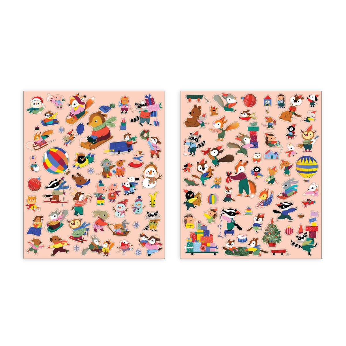 Sticker Play Reusable Activity Kit - Christmas Village
