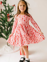 Gwendolyn Ruffle Dress - Dainty Bows