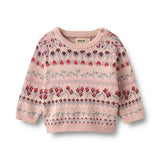 Mikmak Jacquard Pullover - Dim Rose