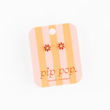 Pip Pop Post Earrings - Lilac Daisy