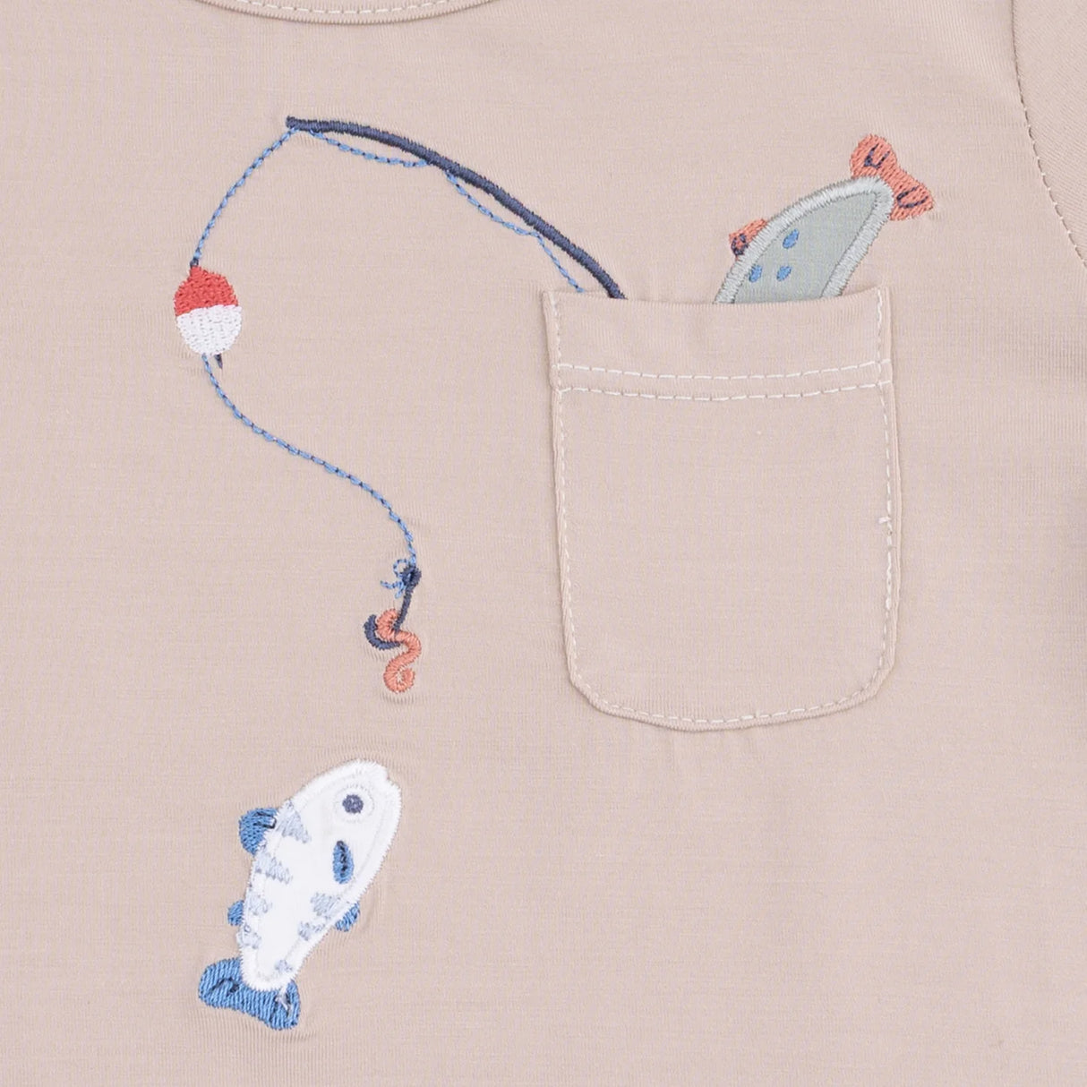 Crew Neck Tee and Short - Gone Fishing
