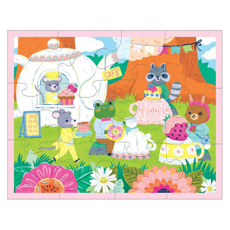 12 Piece Pouch Puzzle - Tea Party