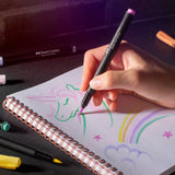 Black Edition Felt Tip Brush Markers - Pastel