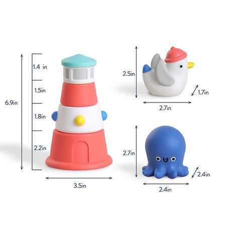 Itzy Stack & Squirt Bath Toy