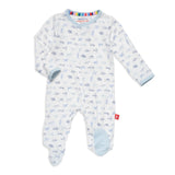 Magnetic Me Modal Footie - Airplanes
