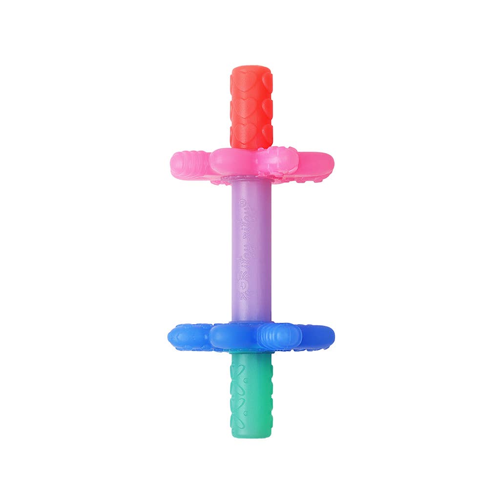 Teensy Tubes Teether - Pink Rainbow