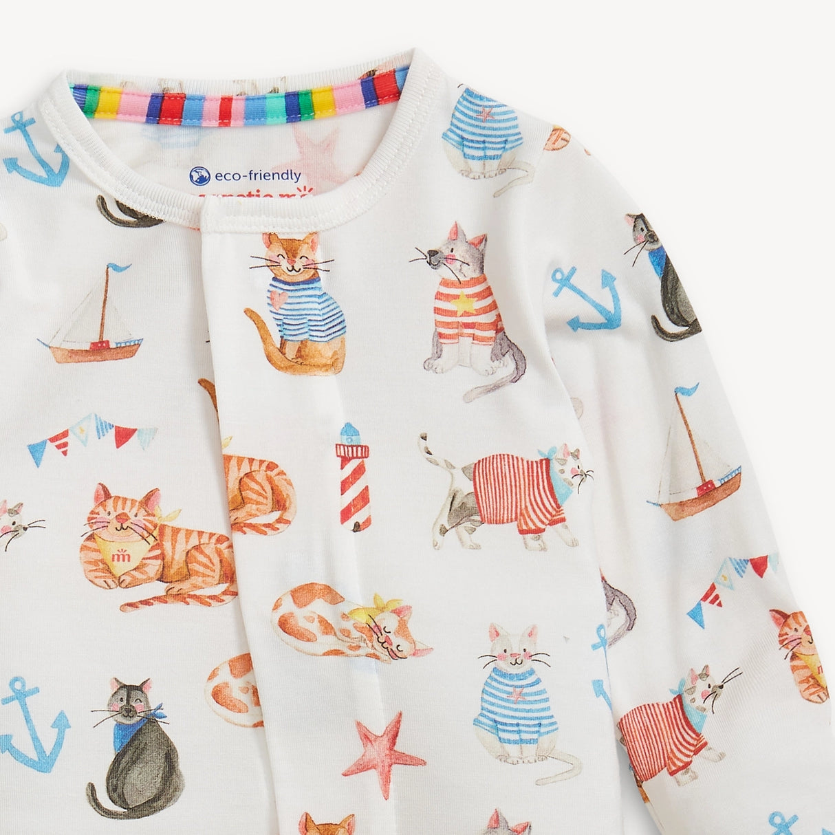 Magnetic Me Modal Footie - Yachty Pawty